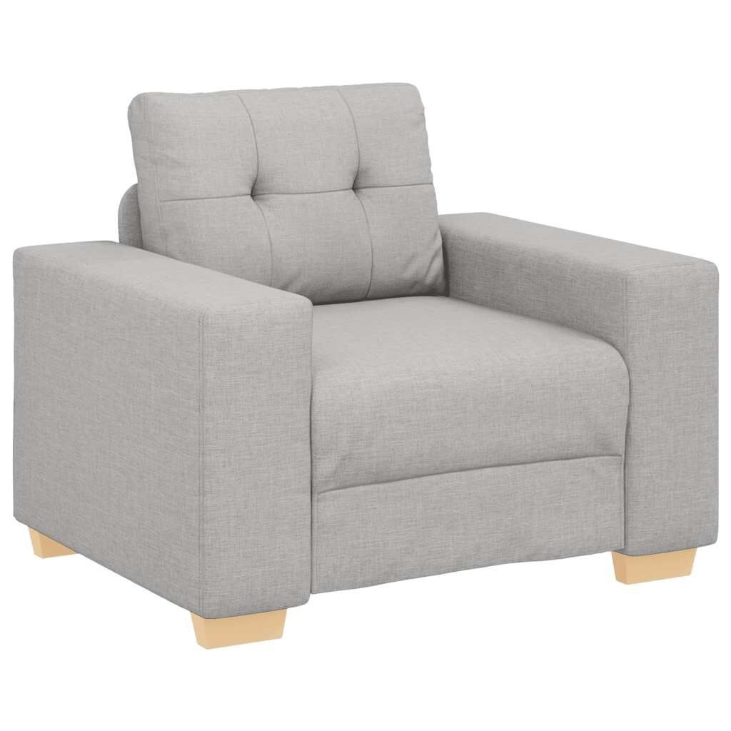 Sofa Fotel, szary chmurowy, 60 cm, obity tkaniną Lumarko! Lumarko!