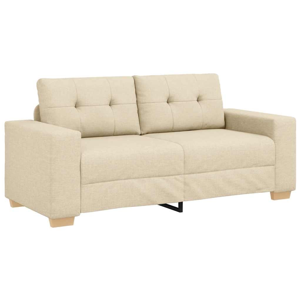 Sofa dwuosobowa, kremowa, 140 cm, tkanina Lumarko! Lumarko!