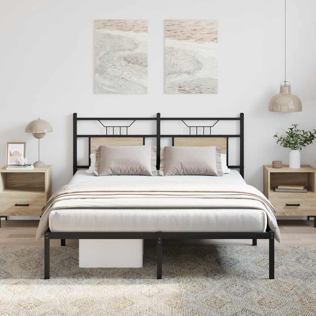 Łóżko bez materaca, dąb sonoma, 140x190 cm Lumarko! Lumarko!