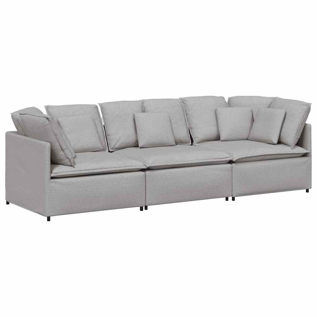 Sofa modułowa z poduszkami Tkanina Cloud Grey Lumarko! Lumarko!