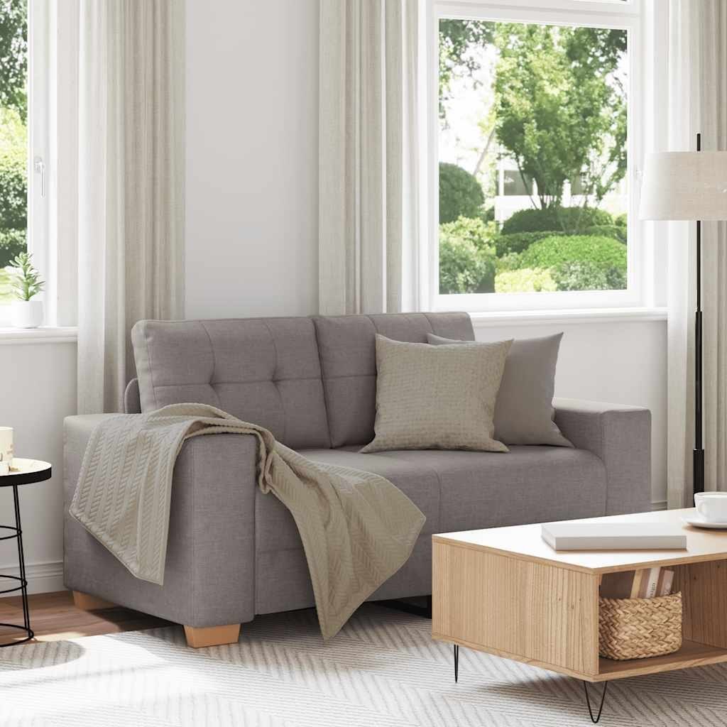 Sofa dwuosobowa, taupe, 120 cm, tkanina Lumarko! Lumarko!