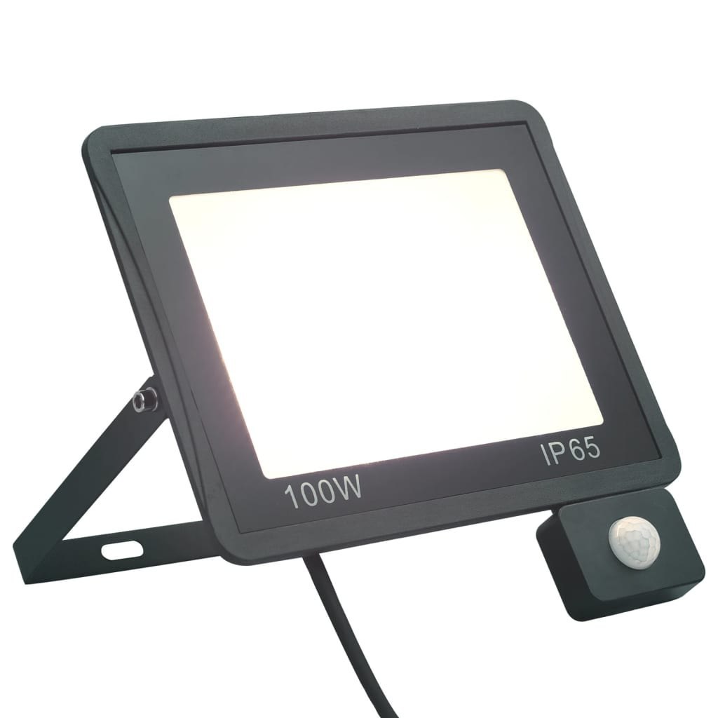 Reflektor LED z czujnikiem, 100 W, zimne białe światło Lumarko! Lumarko!