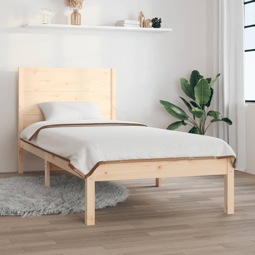 Rama łóżka bez materaca, 90x200 cm, lite drewno sosnowe Lumarko! Lumarko!