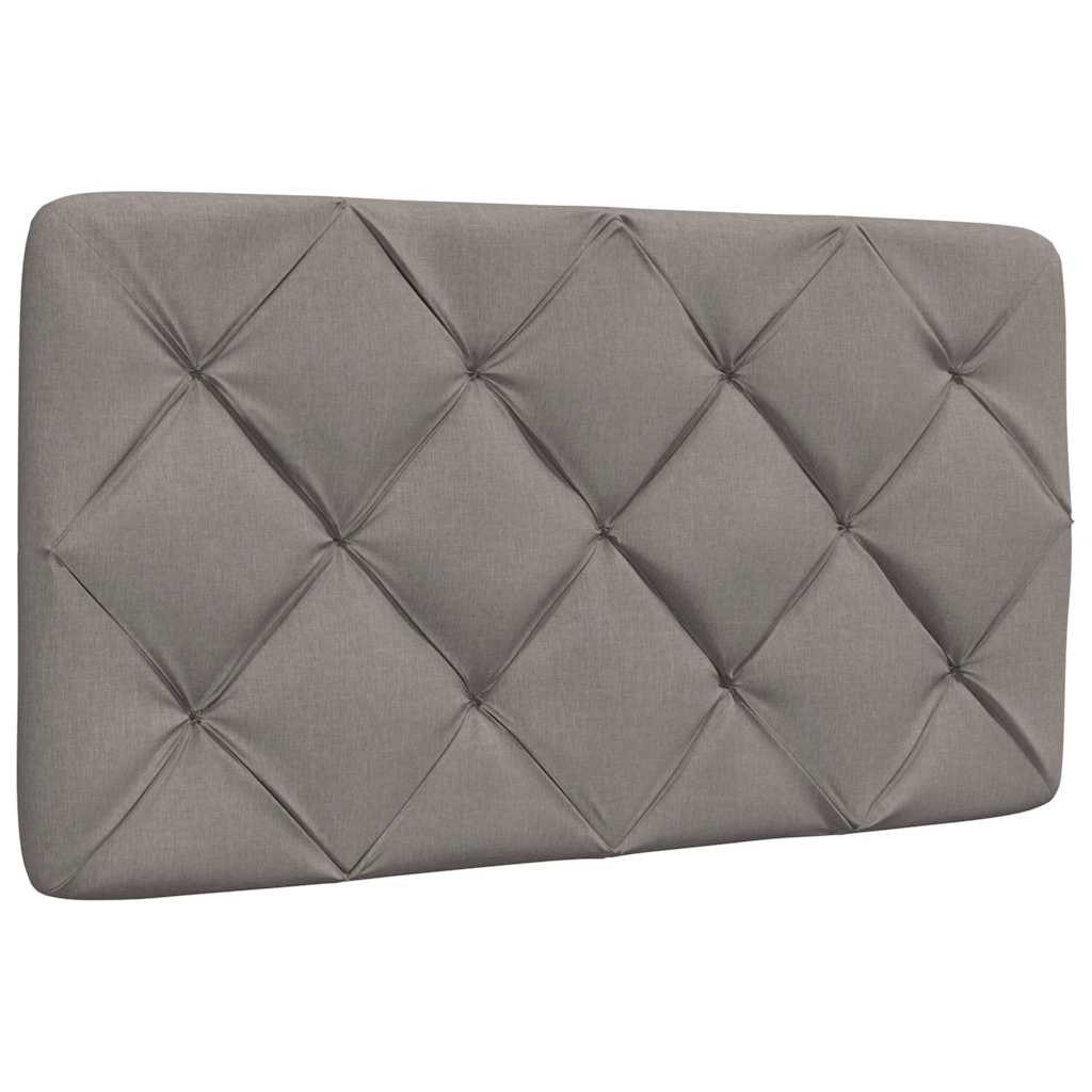 Poduszka na wezgłowie, kolor taupe, 90 cm, tkanina Lumarko! Lumarko!