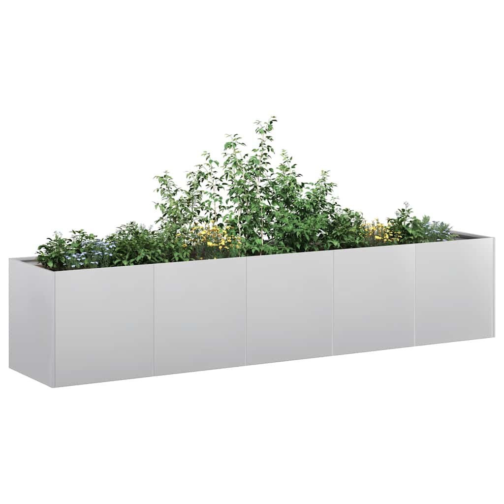 Doniczka 200x40x40 cm Stal ocynkowana Lumarko!