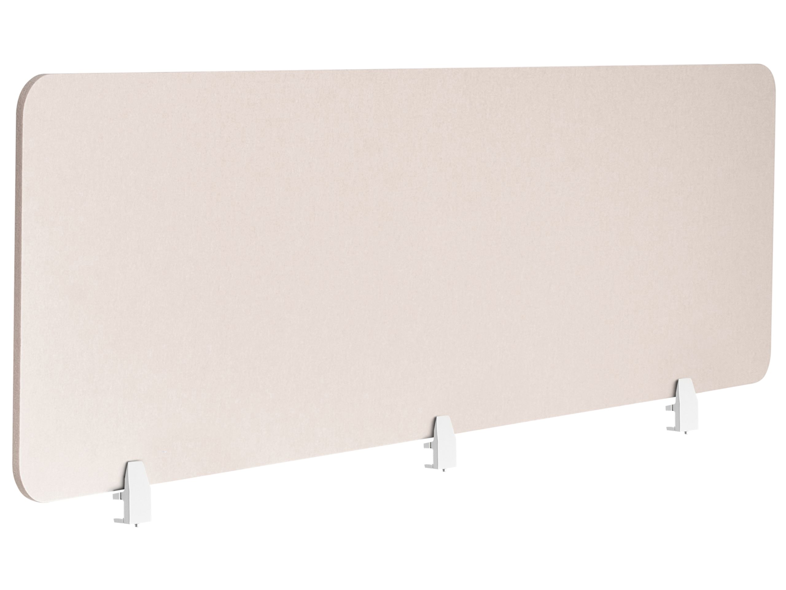 Przegroda na biurko SPLIT 180 x 50 cm Beżowy
