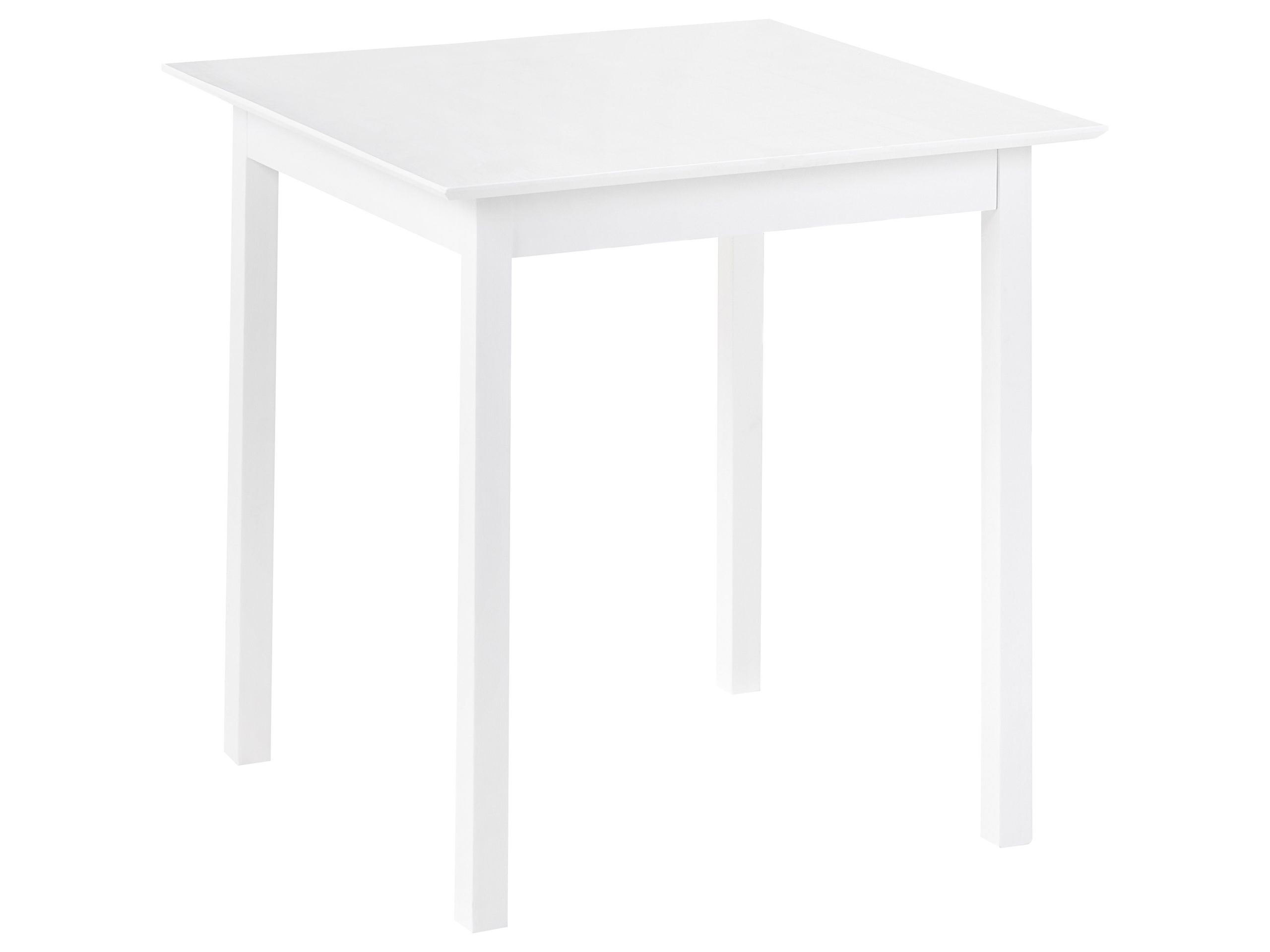 Stół do jadalni VERITAS Biały 75 cm 75 cm Drewno sosnowe