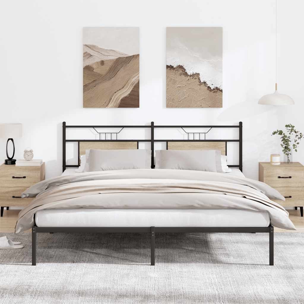 Łóżko bez materaca, dąb sonoma, 160x200 cm Lumarko!