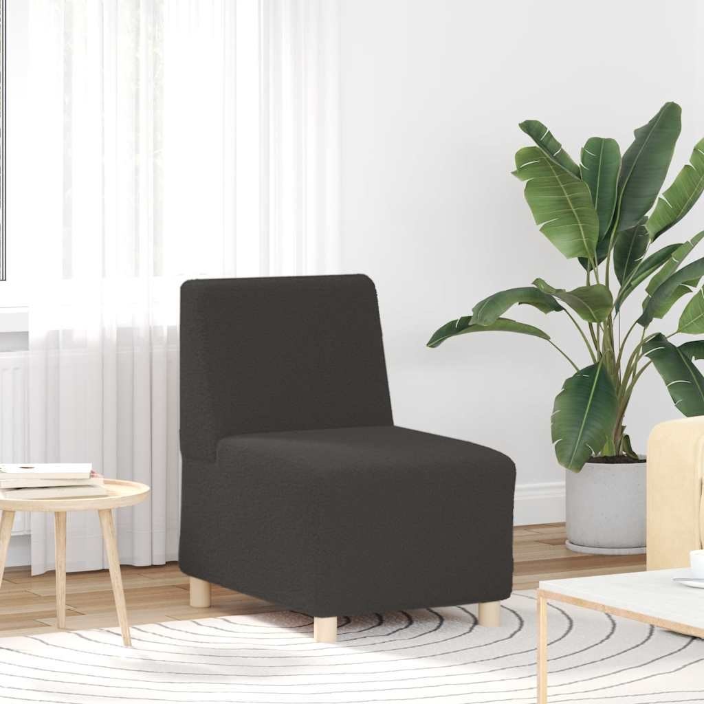 Modułowa sofa bez podłokietników Ciemnoszary 55 x 74 x 82 cm