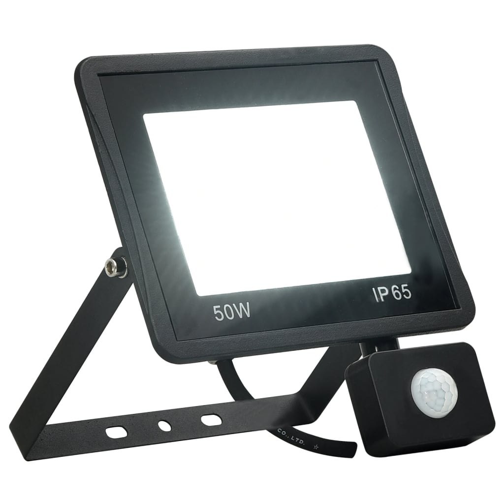 Reflektor LED z czujnikiem, 50 W, zimne białe światło Lumarko!