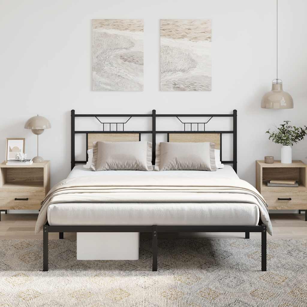 Łóżko bez materaca, dąb sonoma, 140x200 cm Lumarko!