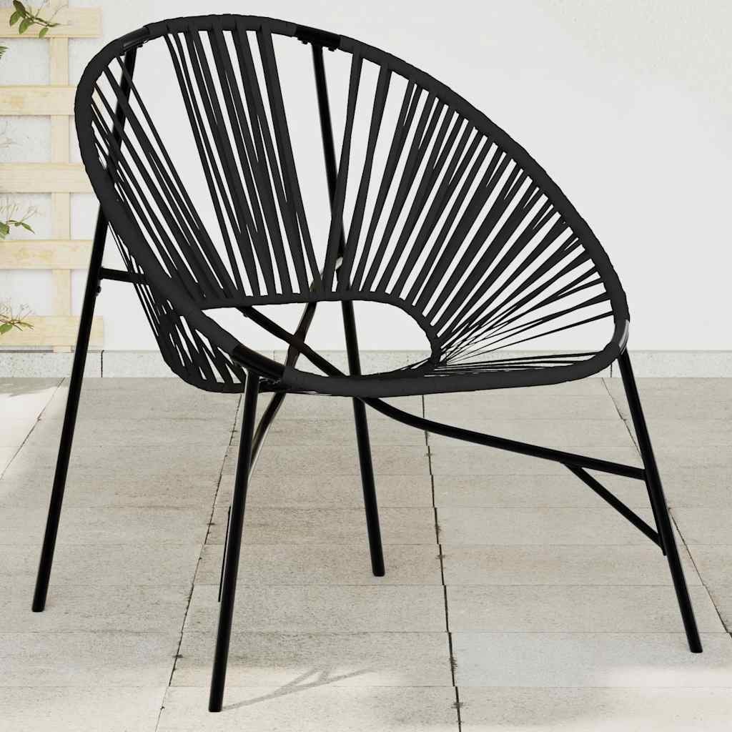 Fotel ogrodowy Egg czarny polirattan Lumarko!