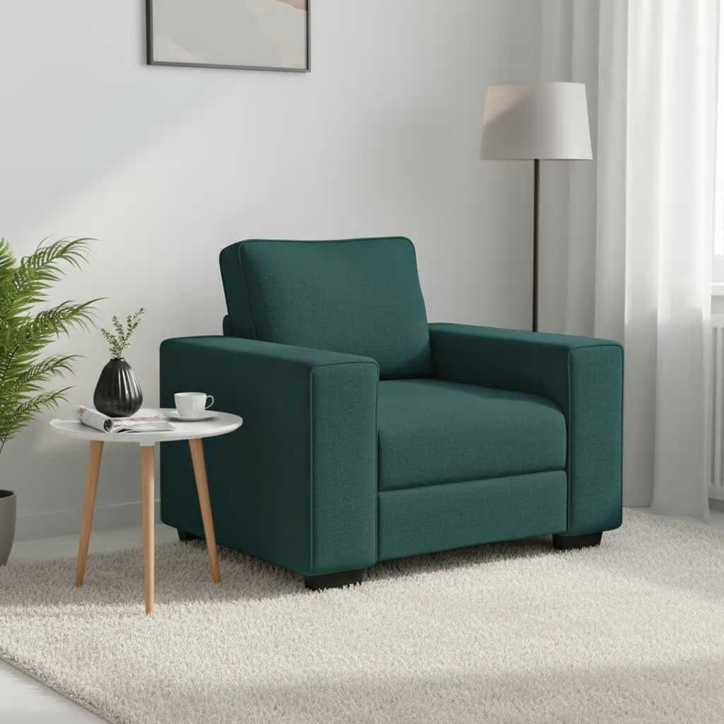 Sofa Fotel Ciemnozielony 60 cm Tkanina Lumarko!