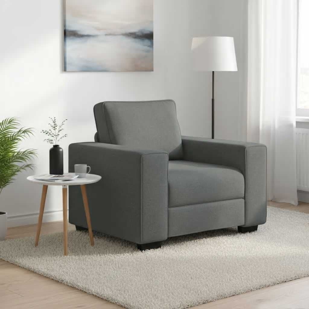 Sofa Fotel Ciemnoszary 60 cm Tkanina Lumarko!