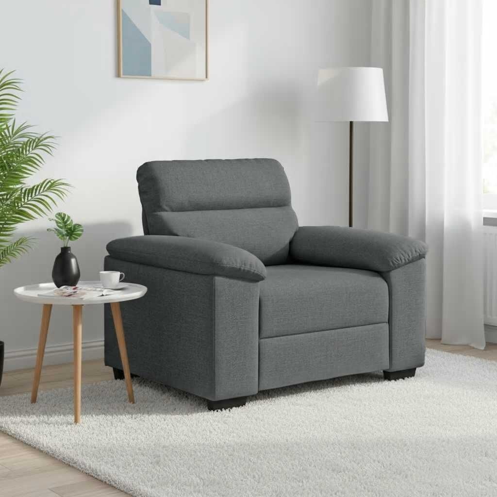 Sofa Fotel Ciemnoszary 60 cm Tkanina Lumarko!