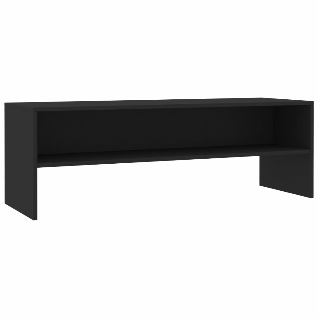 Szafka pod TV, czarna, 120 x 40 x 40 cm, płyta wiórowa Lumarko!