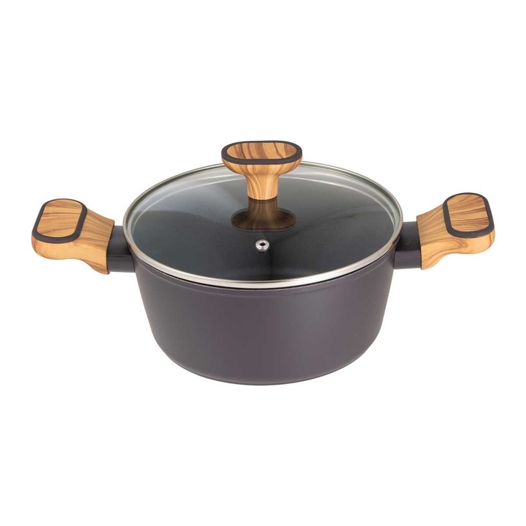 Garnek Multiclad 20cm Z Pokrywą Bergner Bg-56036 Charcoal
