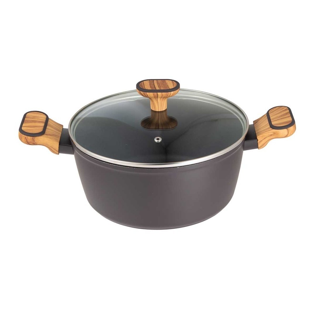 Garnek Multiclad 24cm Z Pokrywą Bergner Bg-56037 Charcoal