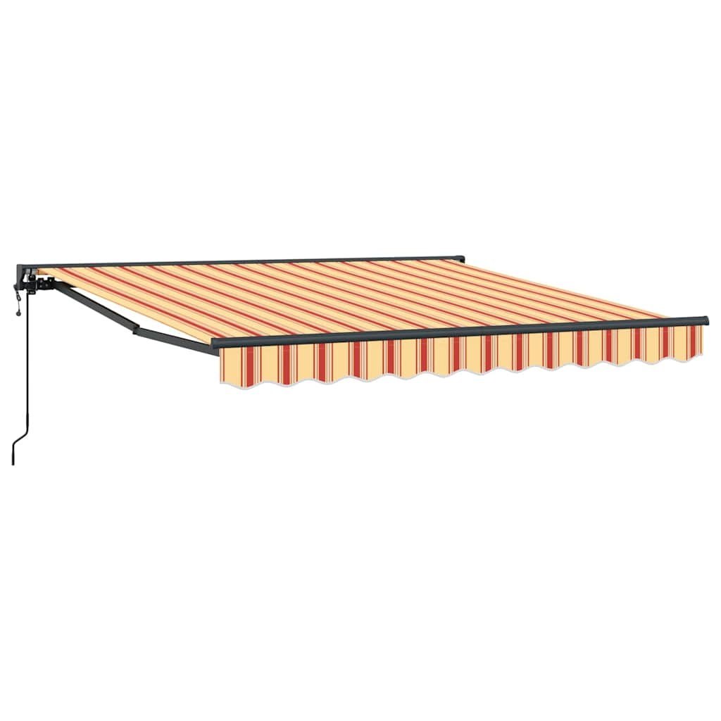 Elektryczna Rozkładana Markiza Żółty i pomarańczowy 300x250 cm Lumarko!