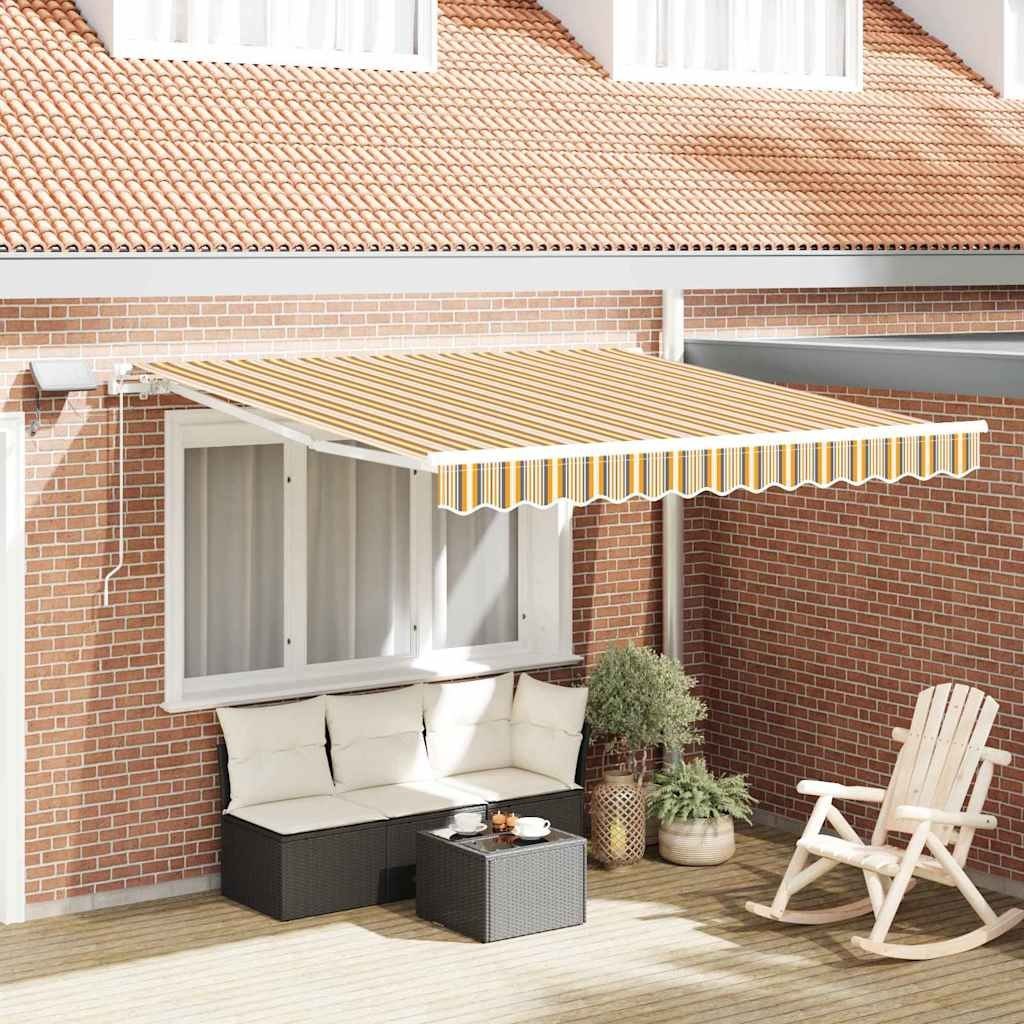 Markiza zwijana with 300 x 250 cm Wielokolorowe Lumarko!