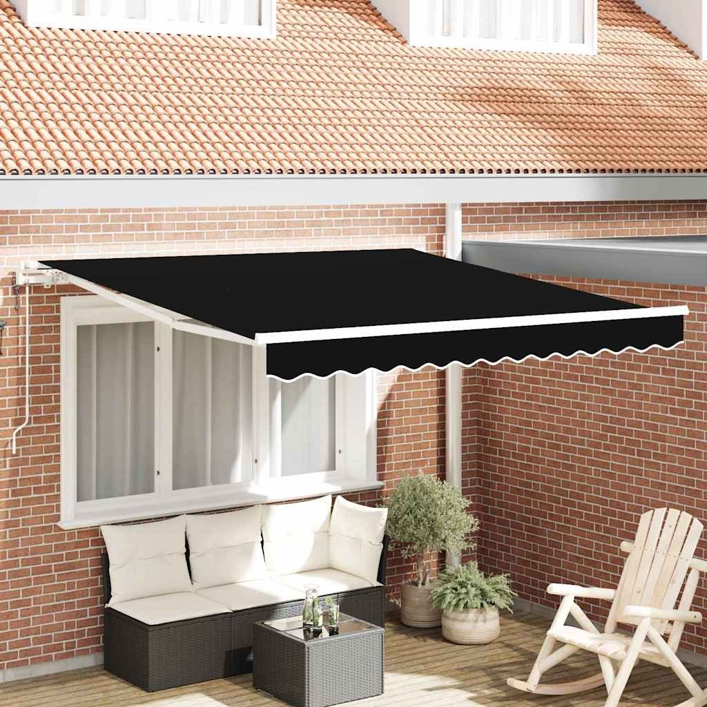 Markiza zwijana 300 x 250 cm Czarny Lumarko!