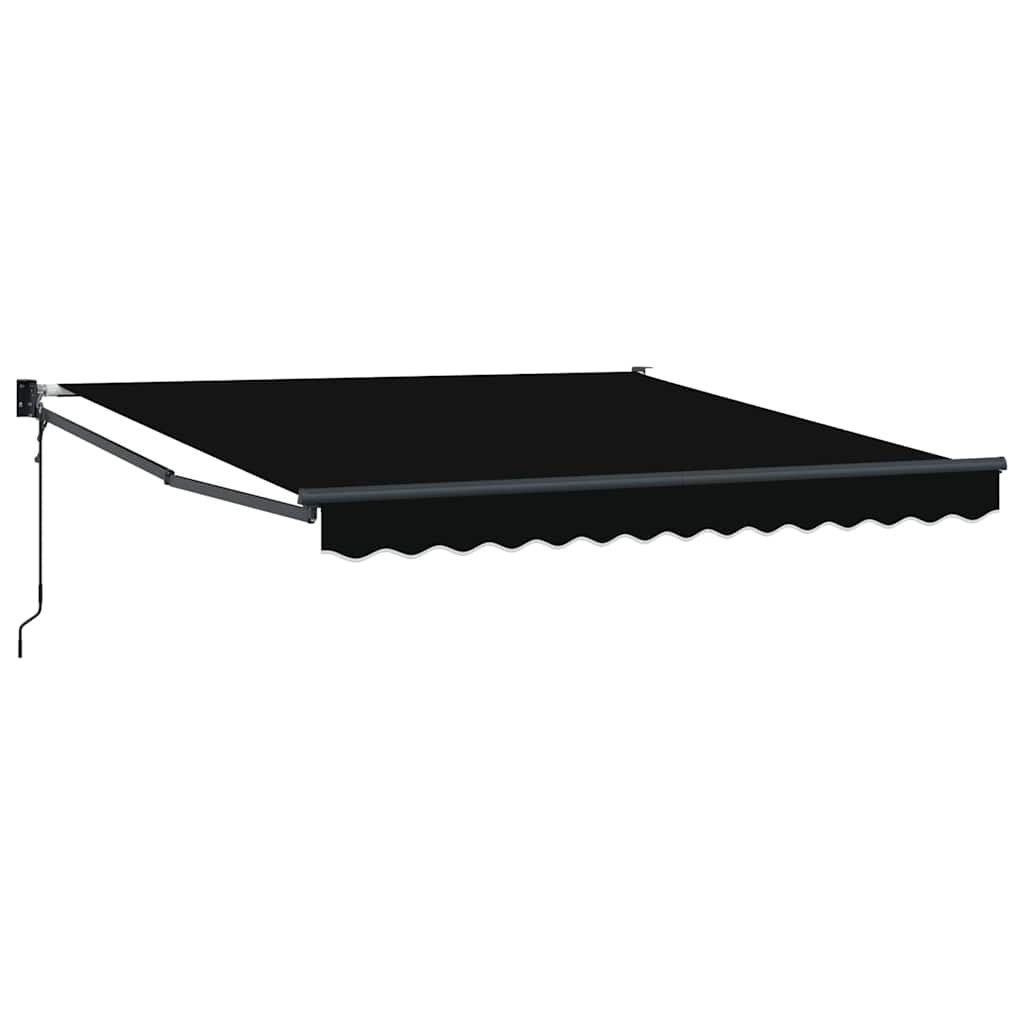 Czarna automatyczna zwijana markiza 300x250 cm Lumarko!