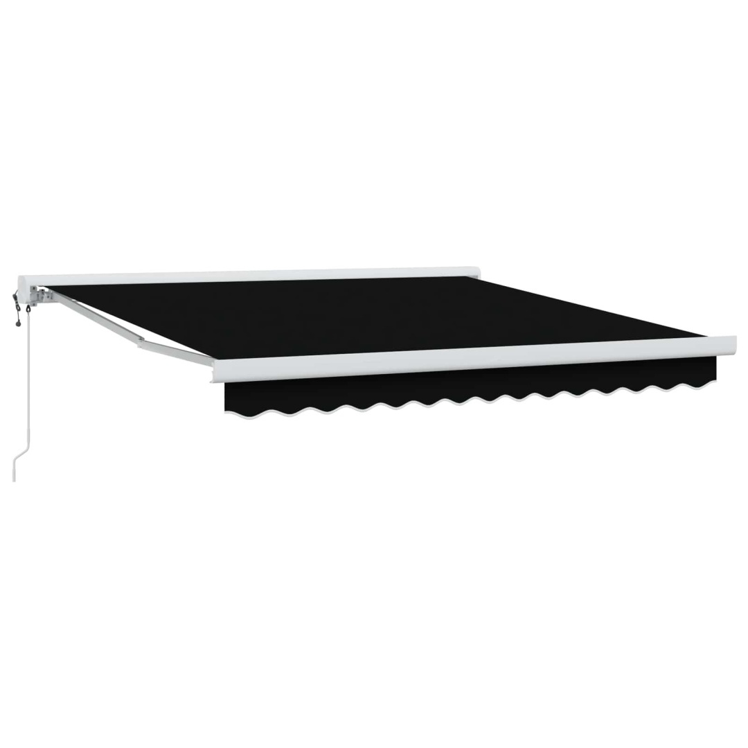 Markiza zwijana Czarny 300 x 250 cm Tkanina, metal Lumarko!