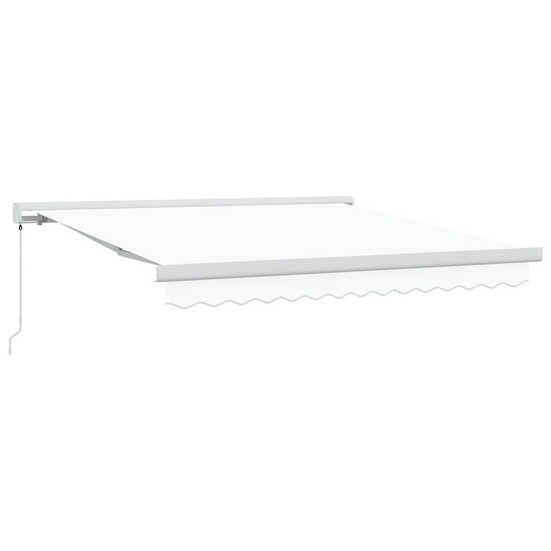 Markiza ręczna , zwijana, biała, 300 x 250 cm Lumarko!