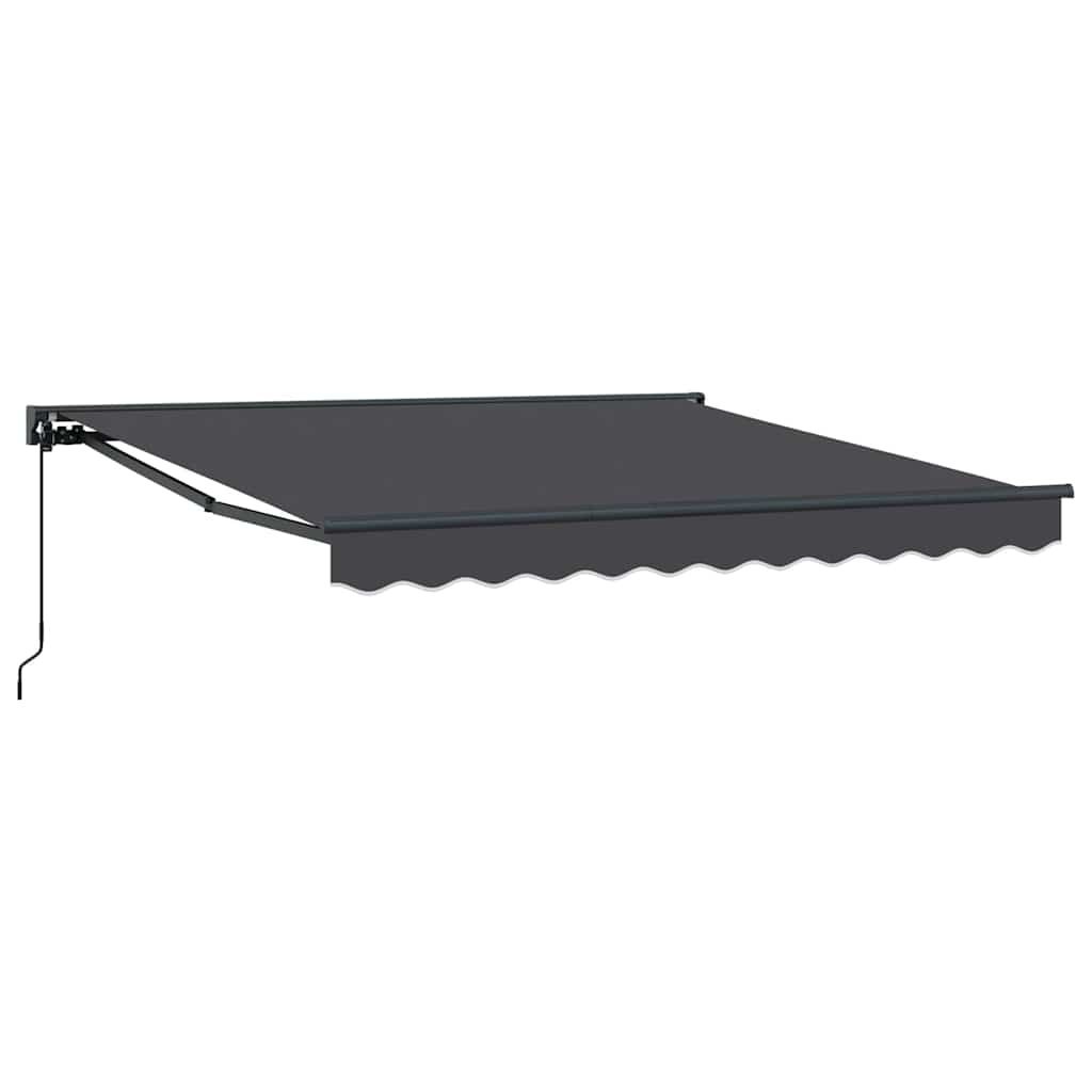 Markiza zwijana Antracyt 350x250 cm tkanina Lumarko!