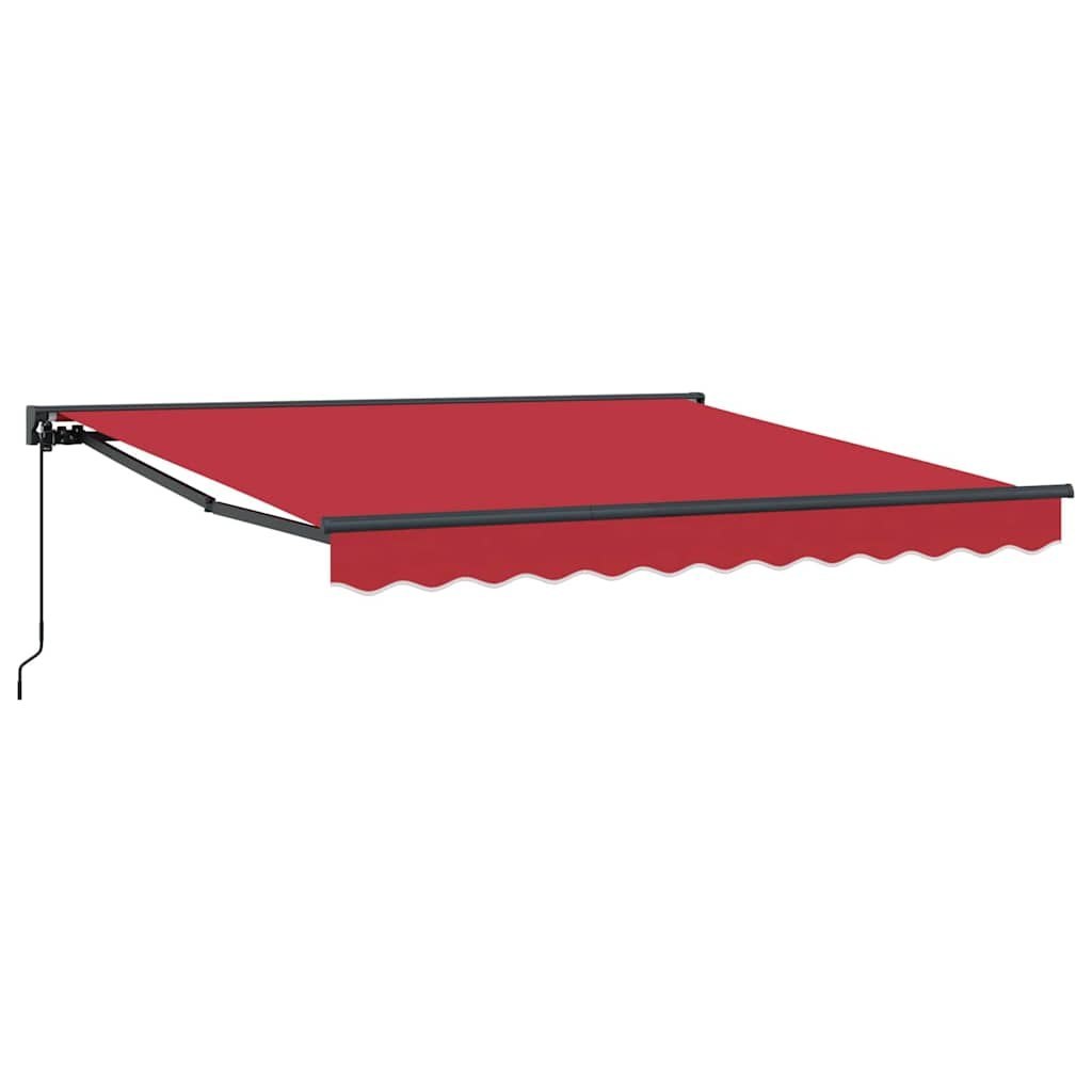 Markiza zwijana Czerwony 350x250 cm tkanina Lumarko!