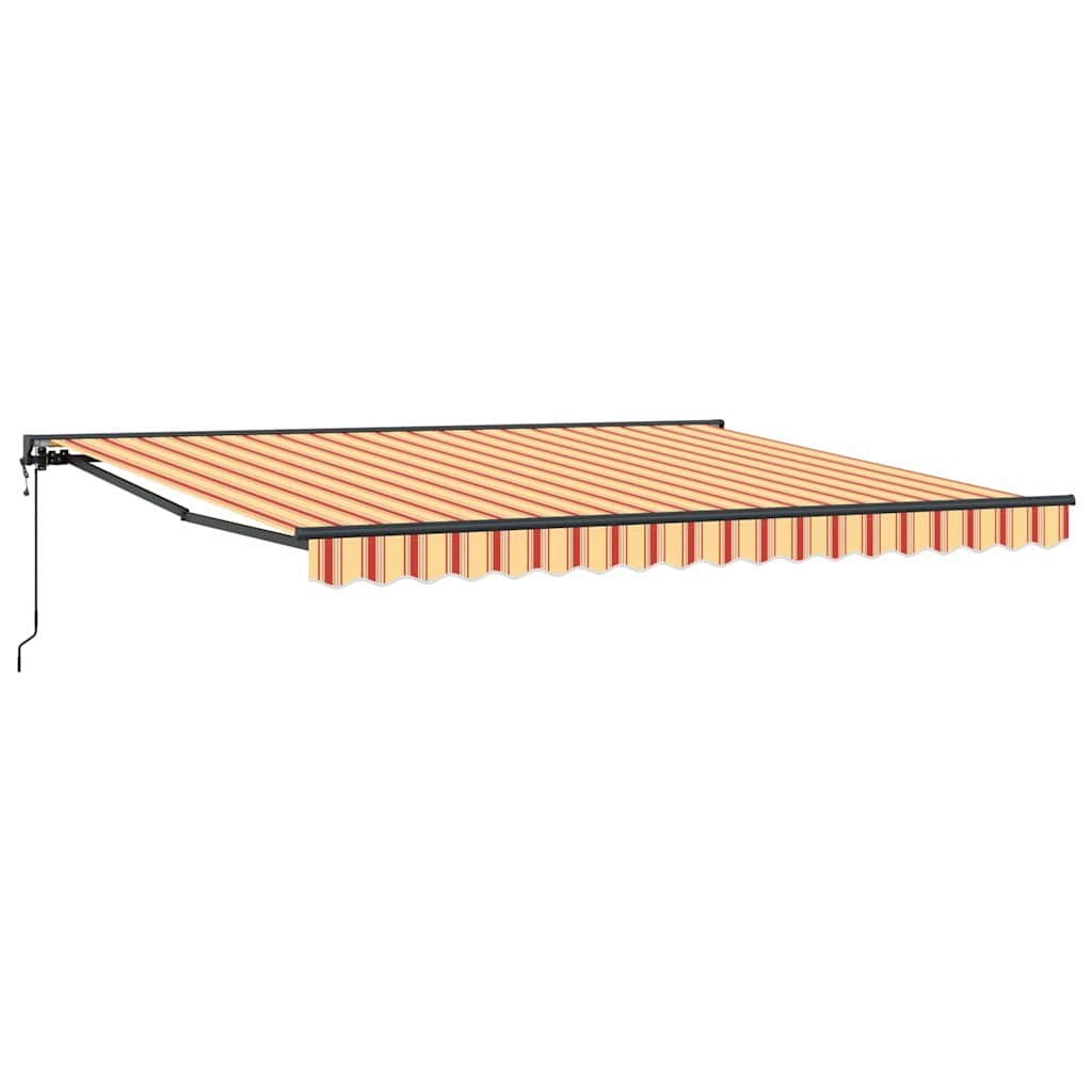 Markiza zwijana Żółty i pomarańczowy 400x300 cm tkanina Lumarko!