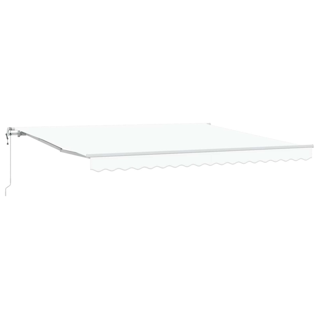 Markiza zwijana 400 × 300 cm Biały Lumarko!