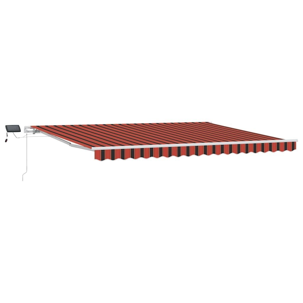 Markiza zwijana with 450 × 300 cm pomarańczowy i brązowy Lumarko!
