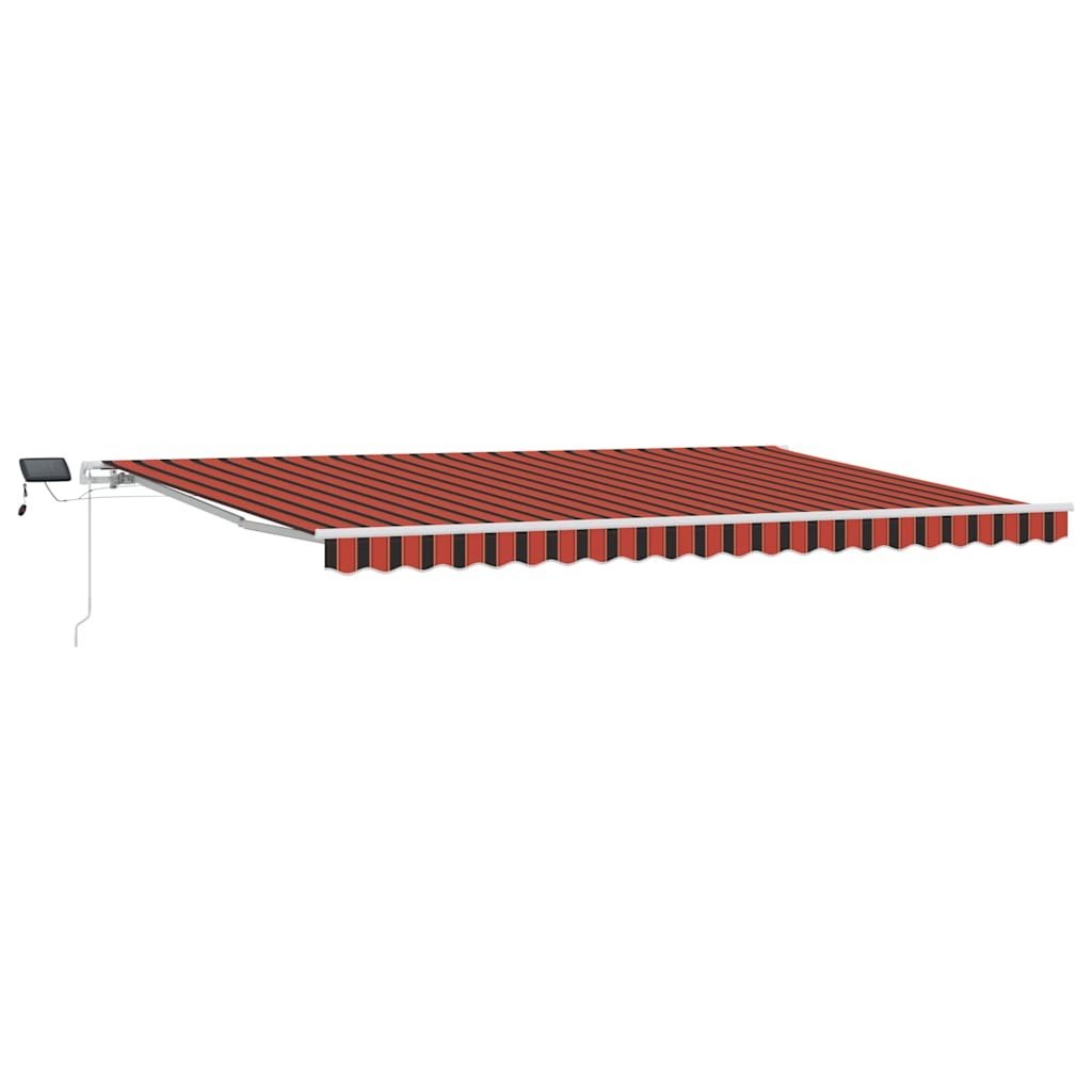 Markiza zwijana with 500 × 300 cm pomarańczowy i brązowy Lumarko!