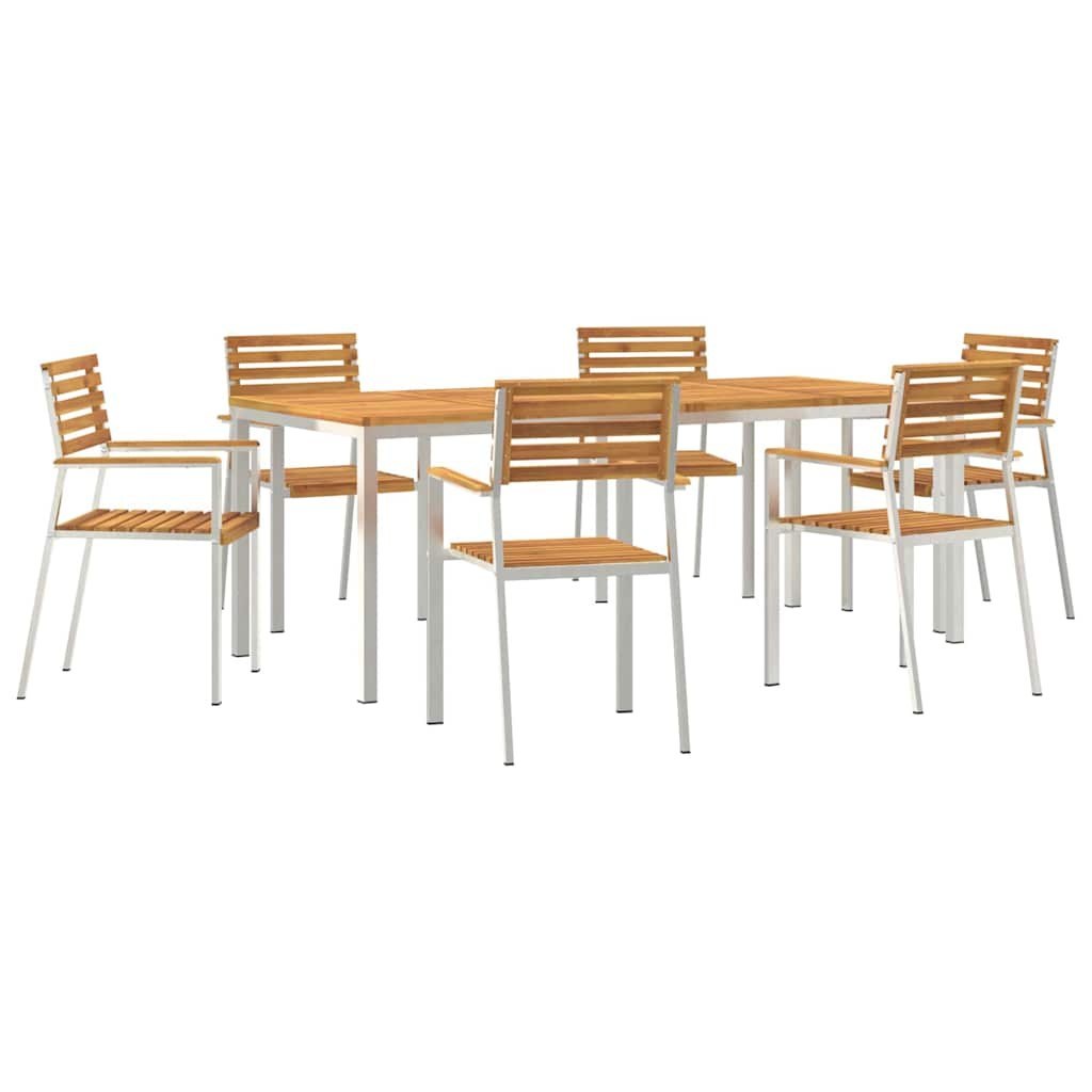 Zestaw do jadalni w ogrodzie 7 pcs Lumarko!