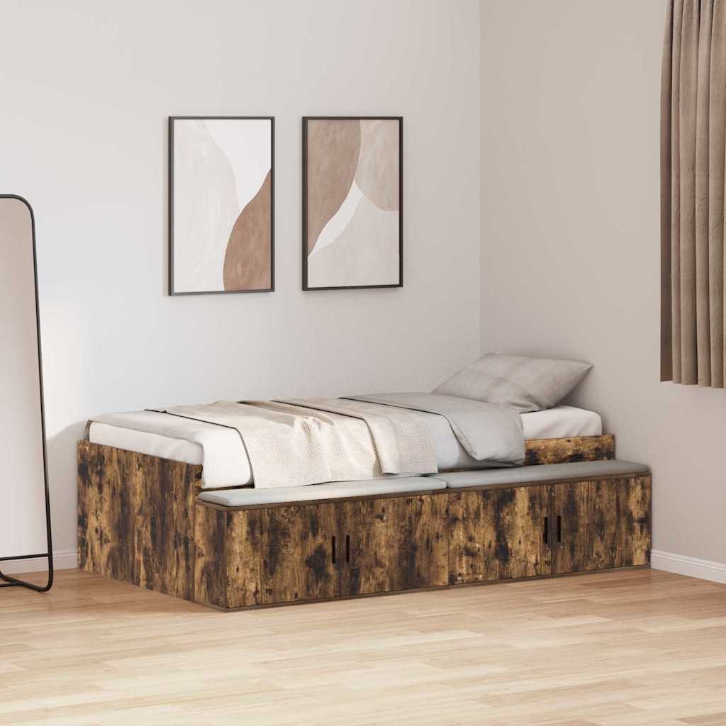 Stelaż łóżka Dąb wędzony 75x190 cm Lumarko!