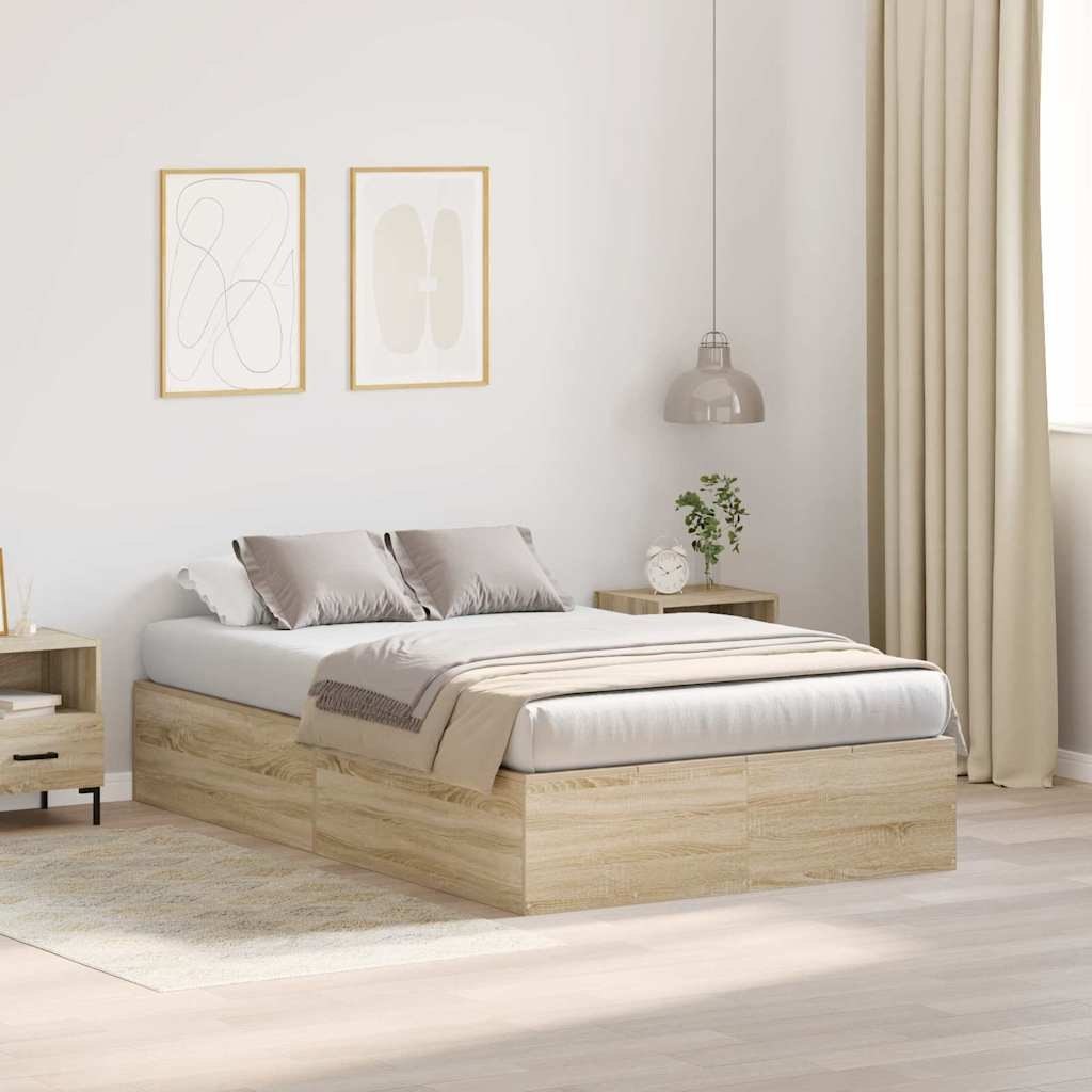 Łóżko z funkcją przechowywania Sonoma Oak 120x200 cm Lumarko!