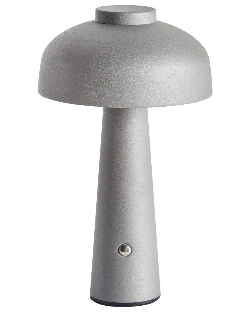 Bezprzewodowa lampa stołowa LED AGUSAN Ze ściemniaczem Metal Szary