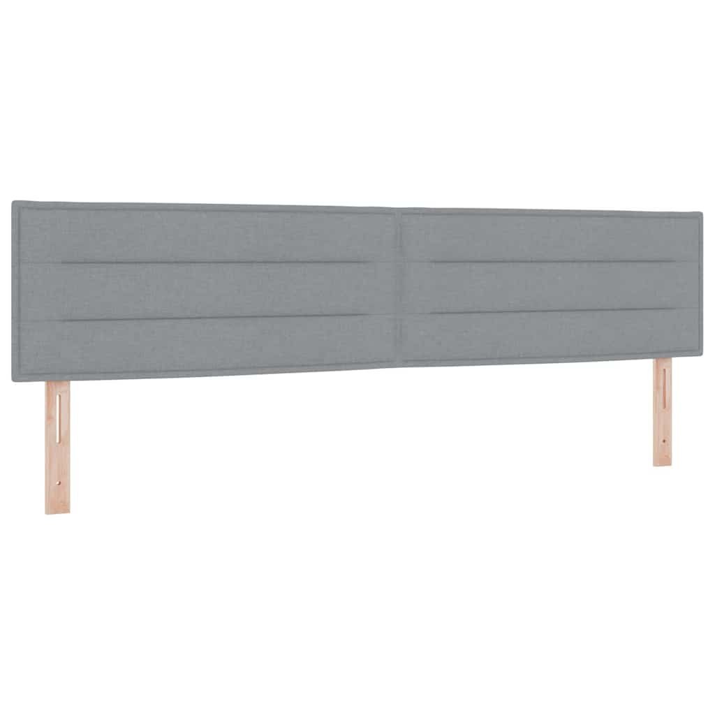 Podświetlana głowica Linia Design Jasnoszary 200 cm Tkanina Lumarko!