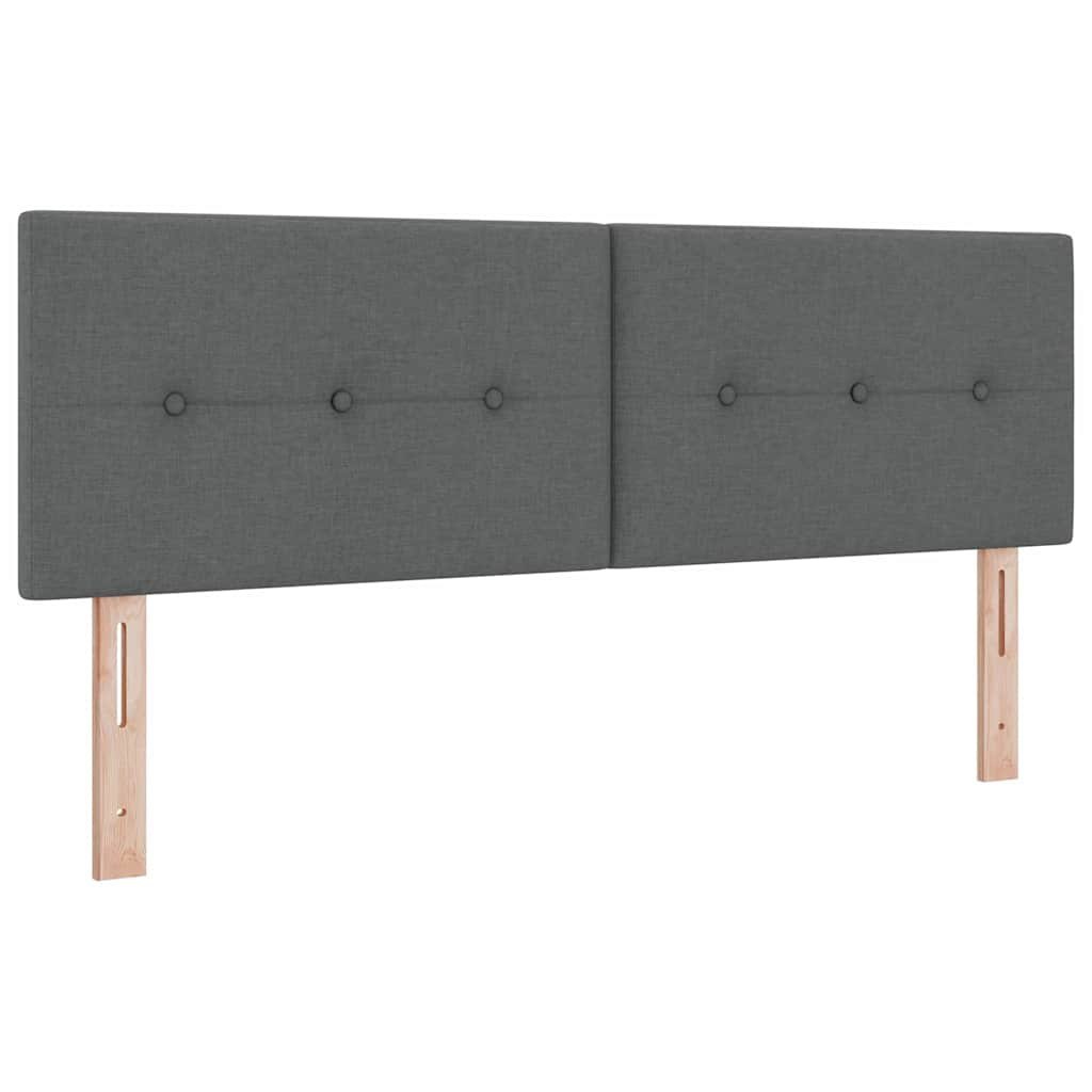 Wezgłowie LED z Guzikami Ciemnoszare 80 cm, Tkanina Lumarko!