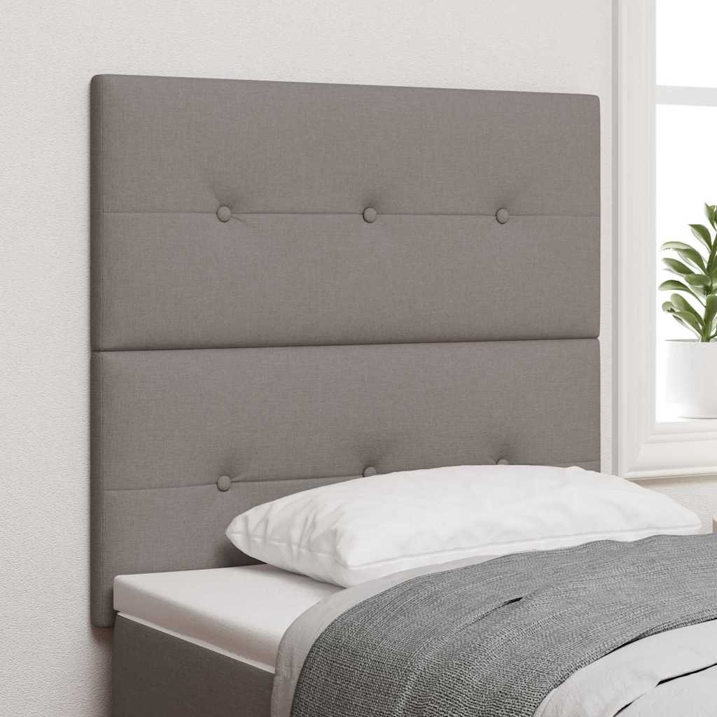 Wezgłowie LED Taupe 100 cm z Tkaniny Lumarko!