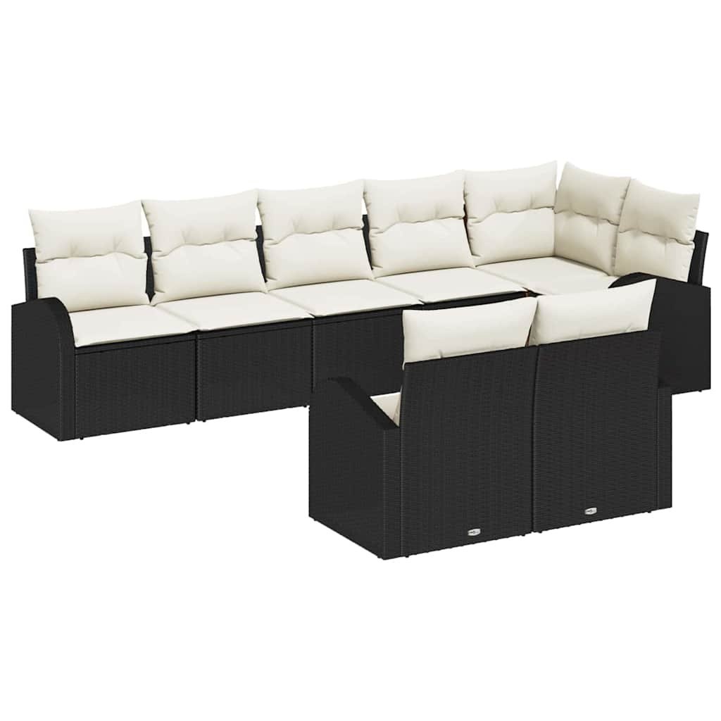 Zestaw Sof na Ogród 8 pcs 289 x 124 x 85 cm Polirattan Lumarko!