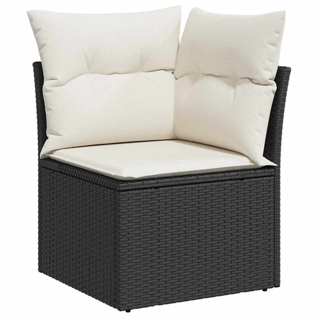 Zestaw Sof na Ogród 8 pcs Czarny, Kremowy 100 x 100 x 71 cm Lumarko!