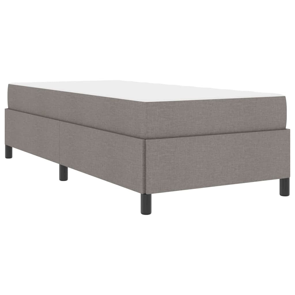 Łóżko sprężynowe Taupe, Czarny 80 x 200 cm Lumarko!