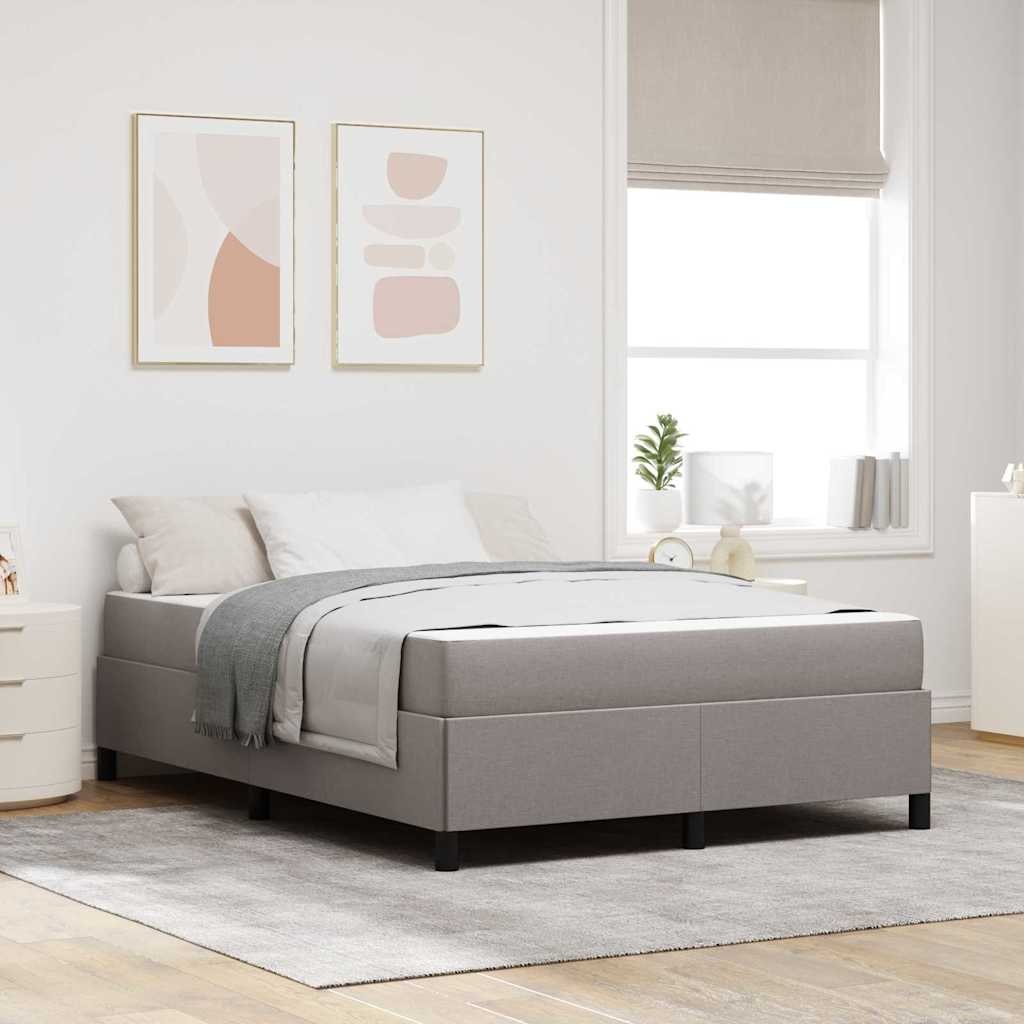 Łóżko sprężynowe Taupe, Czarny 140 x 200 cm Lumarko!