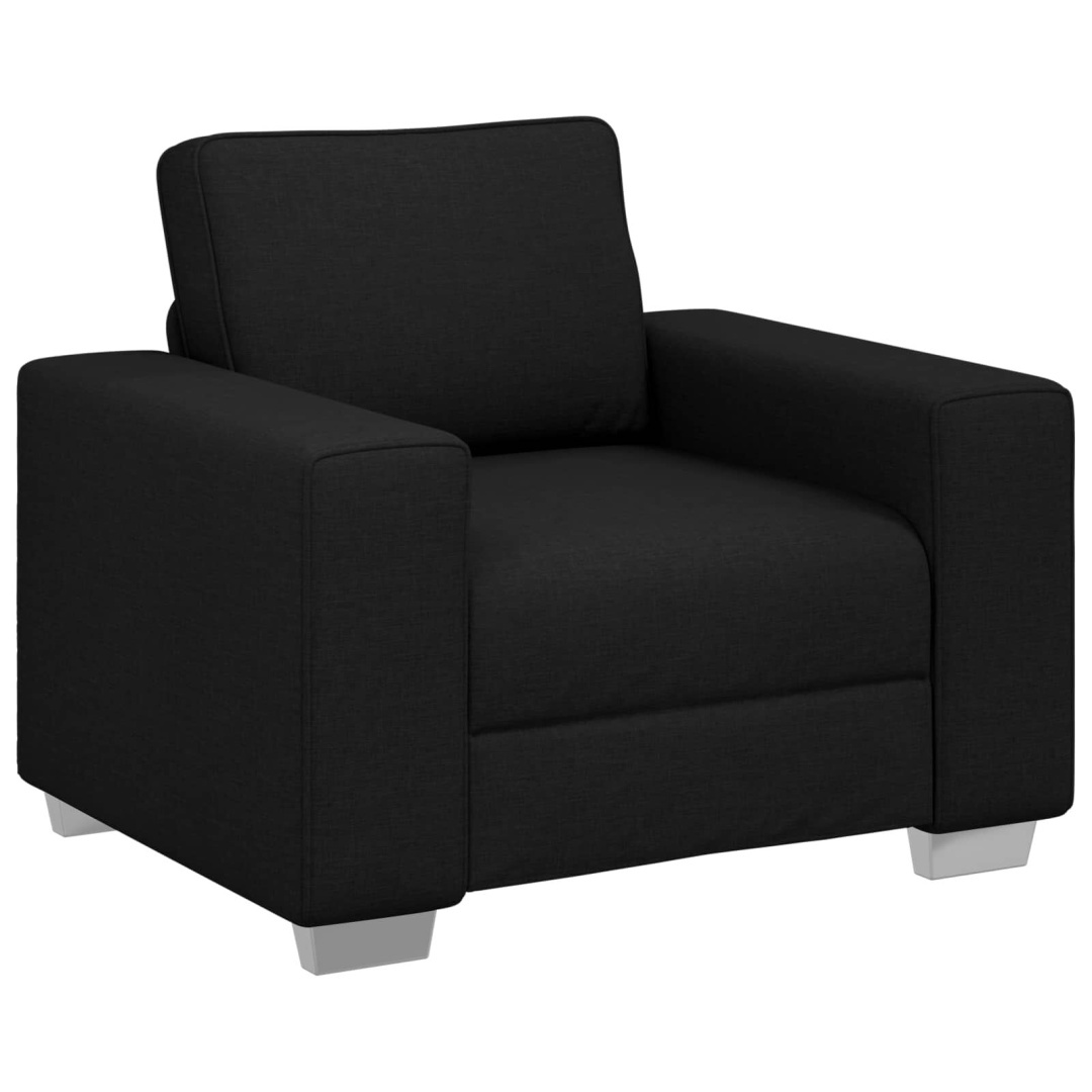 Fotel z czarnego materiału , 59 cm Lumarko!