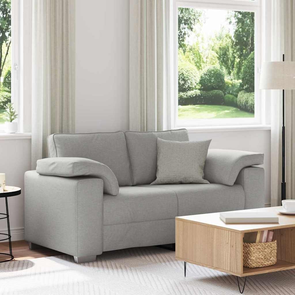 Sofa dwuosobowa - jasnoszara, 120 cm z materiału Lumarko!