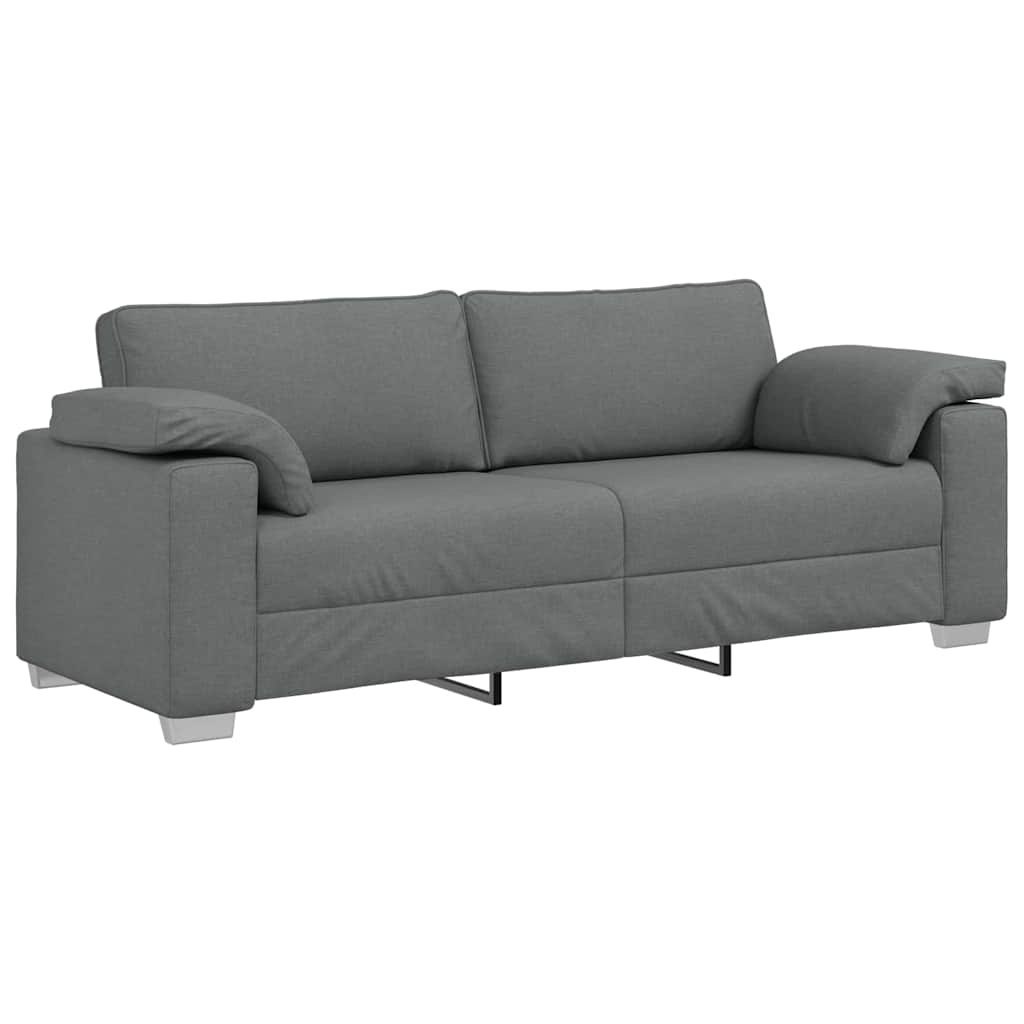 Ciemnoszara Sofa 3-osobowa , 178 cm z tkaniny Lumarko!