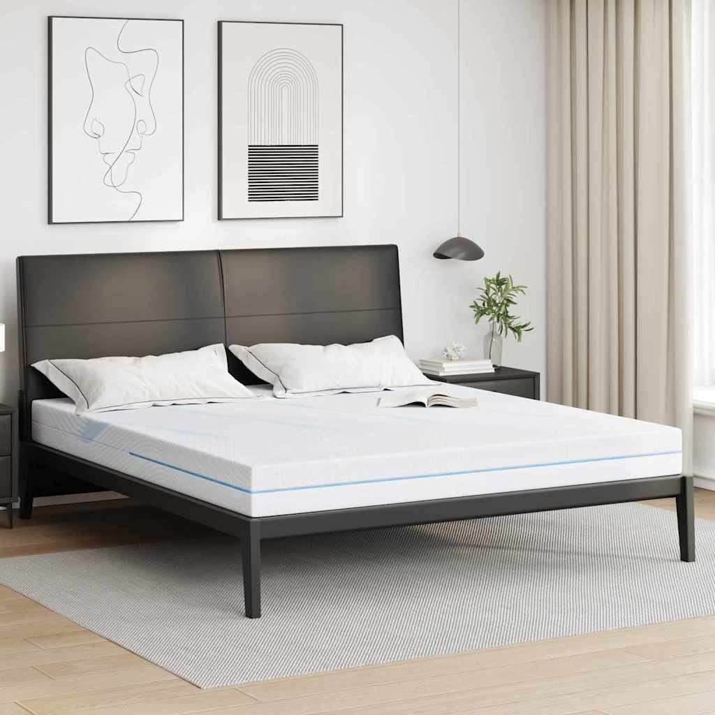 Materac Biały 200 x 200 cm Pianka Lumarko!