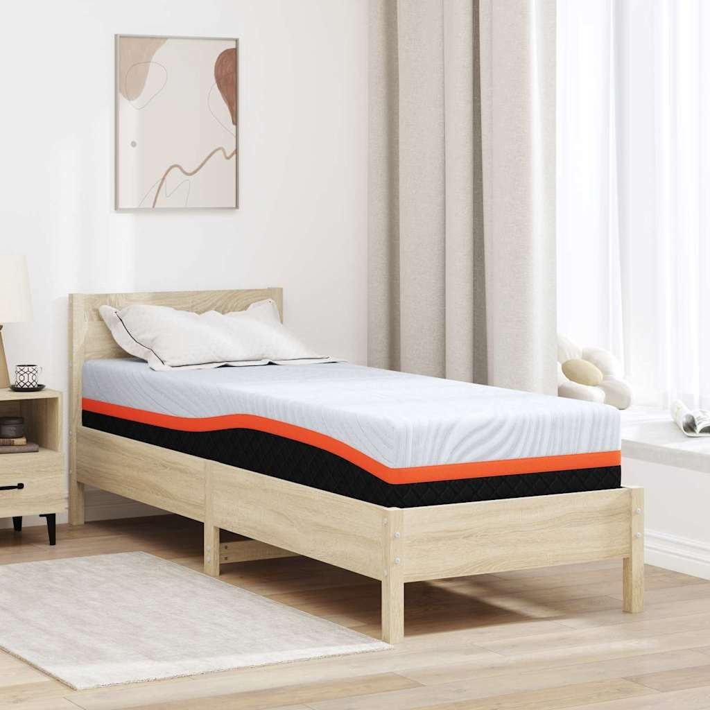 Materac Biały, Szary 70 x 200 cm Pianka Lumarko!